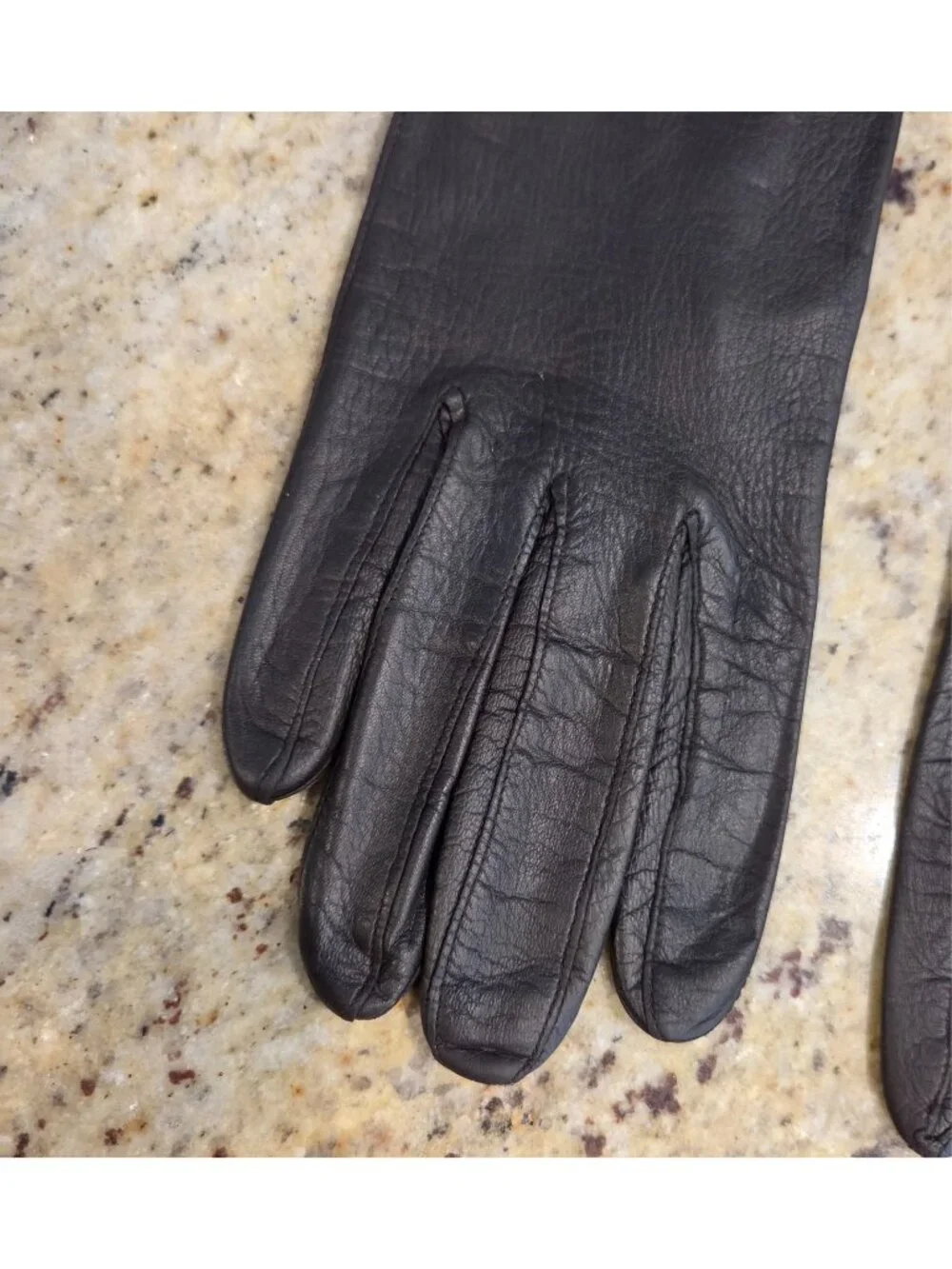 Vintage Womens Size S Dark Brown Leather Formal 13.5